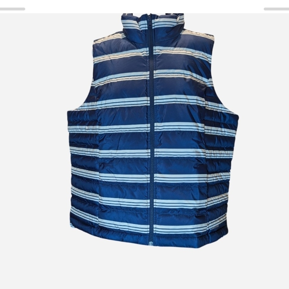 Lands' End Navy Puffer Vest - Picture 3 of 8